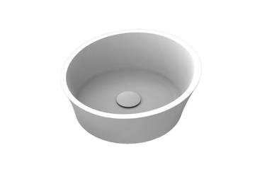EVOQUE - Countertop oval Solid Surface washbasin by MOMA Design - view 2